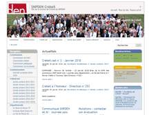 Tablet Screenshot of creteil.snpden.net
