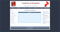 Desktop Screenshot of montpellier.snpden.net