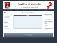 Tablet Screenshot of montpellier.snpden.net